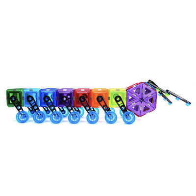 3Y+ บล็อกแม่เหล็กหลายสี อุปกรณ์เสริม Caterpillar บล็อกแม่เหล็กเล่น