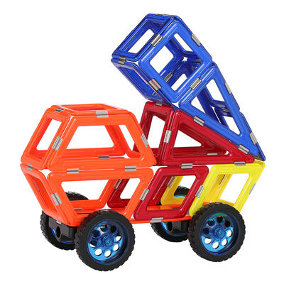 เด็ก แม็กเนติก บล็อกสร้างรถยนต์ ของเล่น วิศวกรรมรถยนต์ 3D แม็กเนตชุด