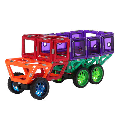 MAGFX Funny Heavy Truck Structures แม็กเนติก ตะเบียนอาคาร แม็กเนตของเล่นสําหรับเด็ก