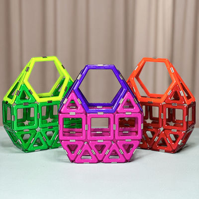 เด็ก DIY ของเล่น แม็กเนติก บล็อก สถานที่ชีวิต การศึกษา แม็กเนติก บล็อกสร้าง